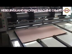 Jenis pengumpanan rantai 1400-3200mm papan karton bergelombang rotary slotting die cutting 4 mesin