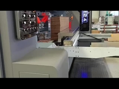 Mesin pembuatan kotak pizza yang dapat disesuaikan dengan percetakan 1-5 warna dan rol printer 300-800mm