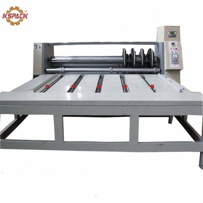 Chain Manual Feeder Rotary Slotter Machine For Carton Box Making