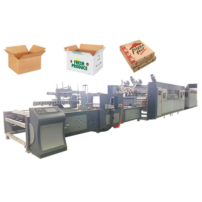 Kotak Kemasan Otomatis corrugated Karton Box Maker Printer Slotter Die Cutter Mesin